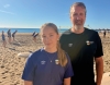 Juni &auml;r en av de tjejer som Juni &auml;r en av de tjejer som utg&ouml;r majoriteten i strandvolleyboll, som ut&ouml;vas tv&aring; g&aring;nger i veckan under ledning av Jesper Norberg. i strandvolleyboll, som ut&ouml;vas tv&aring; g&aring;nger i veckan under ledning av Jesper Norberg.