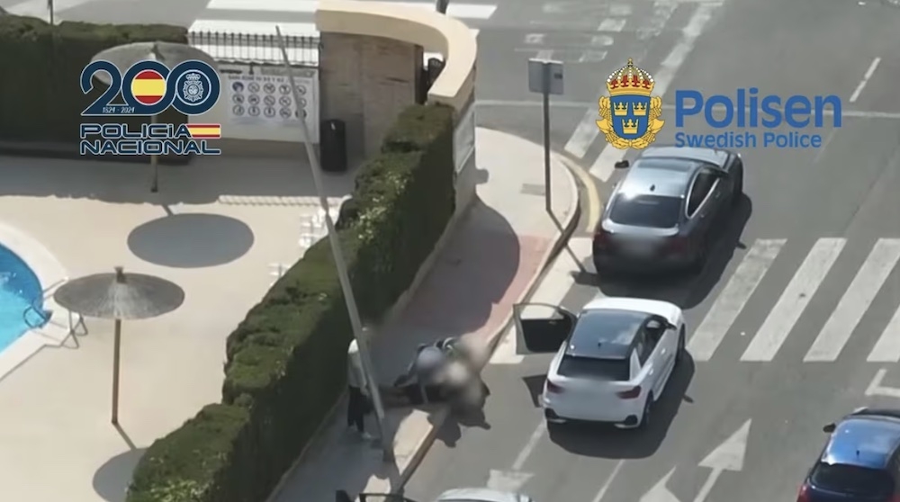 Spansk och svensk polis har samarbetat i utredningen mot mannen som misst&auml;nks ha levererat vapen till svenska g&auml;ng. Foto: Policia Nacional