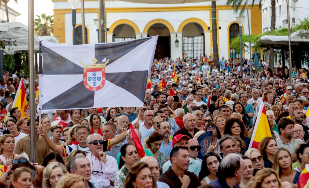 Nyheten blev känd på Ceutas officiella dag, då tiotusentals människor runt om i Spanien demonstrerade till stöd för den spanska exklaven. Foto: Ayto de Marbella