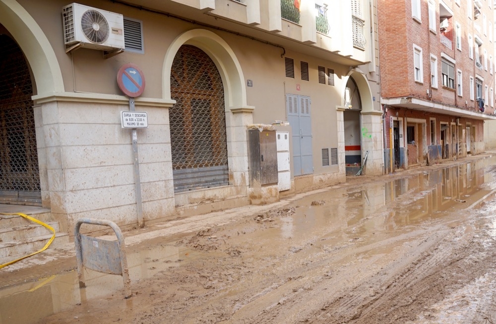 I Valencia, där minnet ännu är färskt från översvämningarna 2024, håller många skolor stängt. (Arkivbild)
