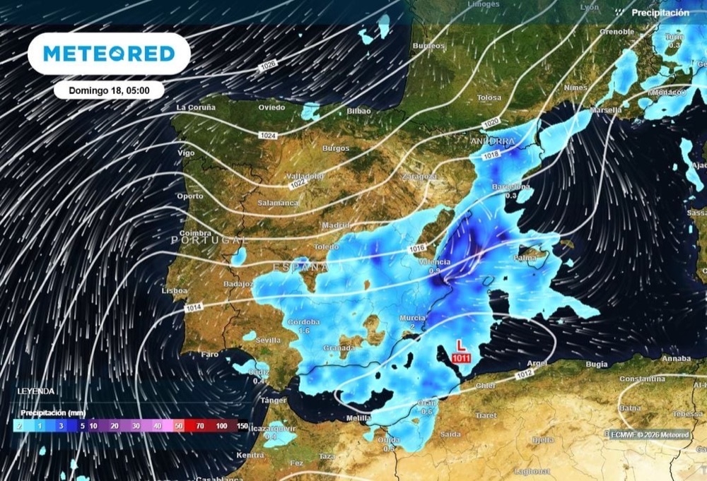 Inför väderomslaget angav tisdagens prognos upp till 34 grader i Sevilla och över 30 i Córdoba, Granada och Huelva. Bild: Meteored