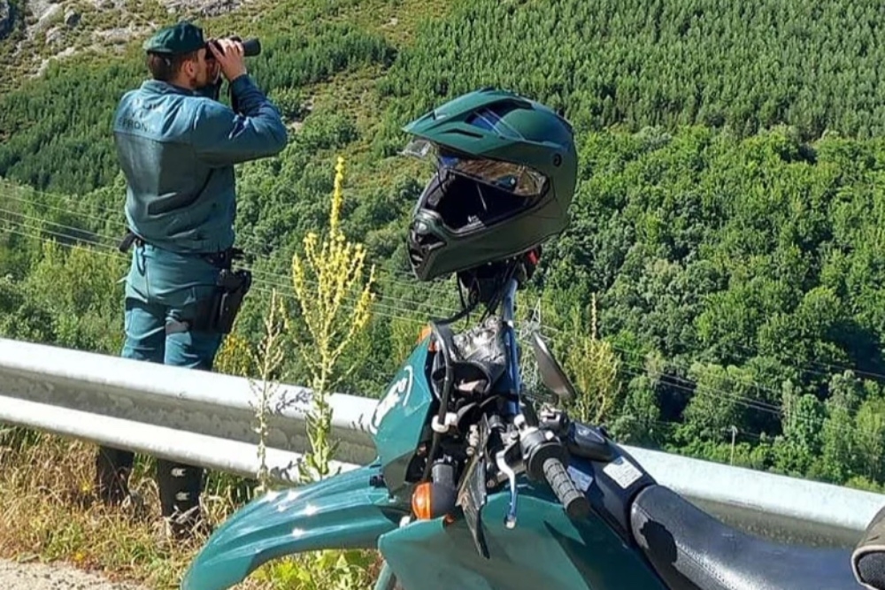 Föraren spårades med hjälp av en video. Foto: Guardia Civil (Arkivbild)