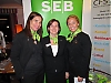 Influgna från Luxemburg var SEB Private Banks representanter. Pia Maj, Anna Lindelöw och Anna Carlsson.