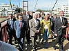 Den längsta gångbron i trä i Spanien är byggd i Skellefteå och invigdes 29 mars i år. Ángeles Muñoz fick personlig syn på en liknande bro i Uddevalla och anlitade tillverkaren. Foto: Mabella kommun