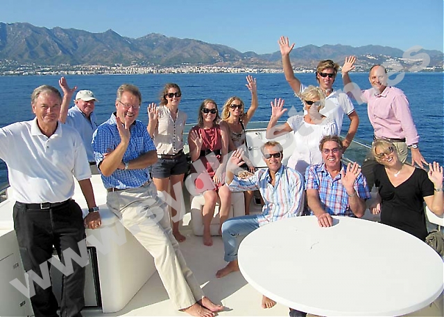 Svensk-Spanska Handelskammarens delegation i Andalusien arrangerade 14 september ett studiebesök hos Marina Marbella, i fiskehamnen i Marbella. Pricken över i var en båttur i det gnistrande blå Medelhavet.