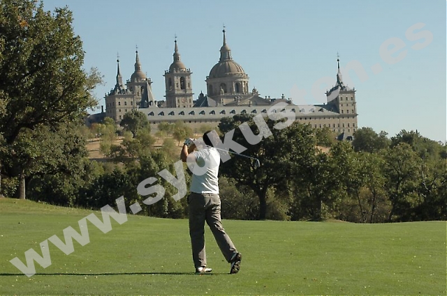 Inramningen var perfekt för Handelskammarens golftävling i El Escorial, 26 september.