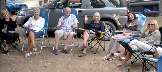 Round Table´s lokalavdelning öster om Málaga samlas två gånger i månaden.