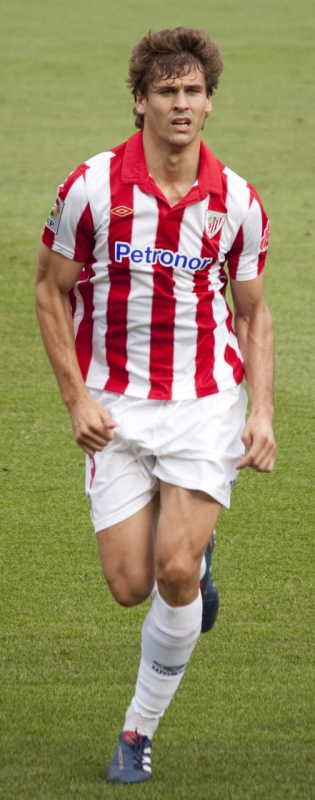 Athlétics landslagsforward Fernando Llorente gjorde kvitteringsmålet mot Manchester United.
