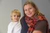 Lille Alessio kom med mamma Karin Bodotter till invigningen.