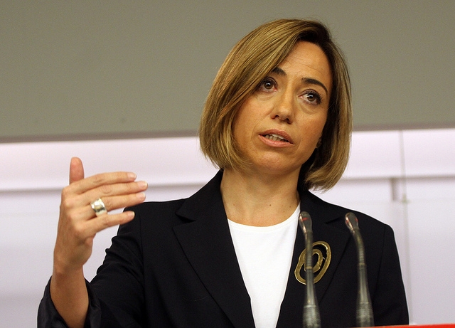 Carme Chacón menar att socialistpartiet måste erkänna sina misstag om de någonsin ska återvinna väljarnas förtroende.