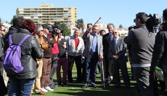Miguel Ángel Jiménez har invigt golfanläggningen, som inte ligger långt från hans eget hem i Churriana.