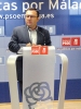 Miguel Ángel Heredia, ordförande för PSOE i Málaga, ifrågasätter Repsols och CNWL Oil Españas prospekteringar. Foto: PSOE